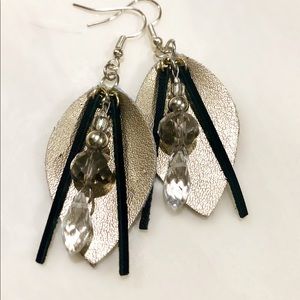 Genuine Leather Earrings with Beautiful Details